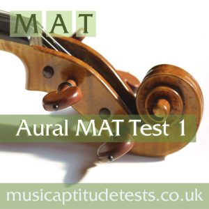 Music Aptitude Tests – Aural MAT Test 1