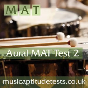 Music Aptitude Tests – Aural MAT Test 2