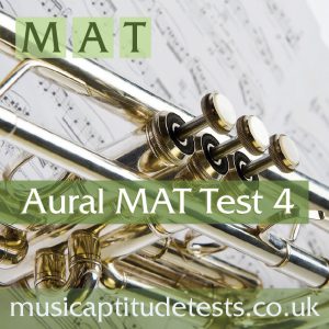 Music Aptitude Tests – Aural MAT Test 4