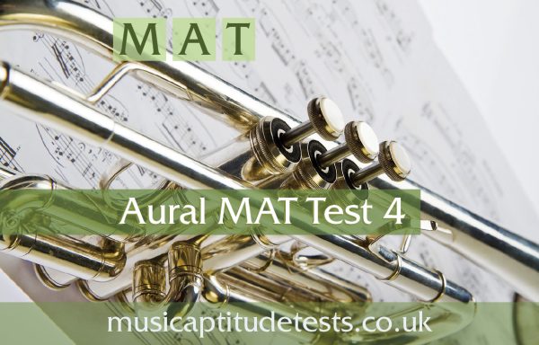 Music Aptitude Tests – Aural MAT Test 4