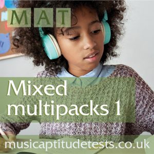 Music Aptitude Test, Mixed Multipack 1