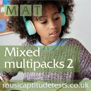 Music Aptitude Test, Mixed Multipack 1